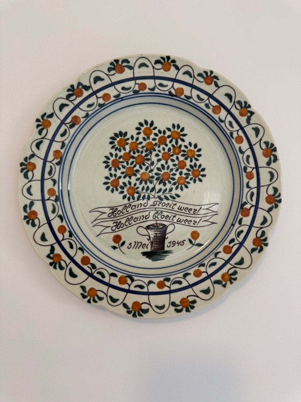 Dutch Liberation Decor Wall Plate